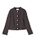 【Oggi 10月号掲載】MULLIN / ウールツイードメタルボタンノーカラージャケット