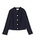 【Oggi 10月号掲載】MULLIN / ウールツイードメタルボタンノーカラージャケット
