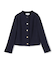 【Oggi 10月号掲載】MULLIN / ウールツイードメタルボタンノーカラージャケット