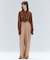 CALLERRY / シルク混ドットラッフルブラウス