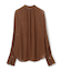 CALLERRY / シルク混ドットラッフルブラウス