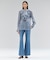 CALLERRY / シルク混ドットラッフルブラウス