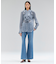 CALLERRY / シルク混ドットラッフルブラウス