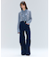 CALLERRY / シルク混ドットラッフルブラウス