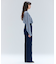 CALLERRY / シルク混ドットラッフルブラウス