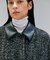 ROBY / フェイクレザーツイードコート