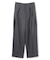 TERNES / 変形タックウールワイドパンツ