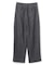 TERNES / 変形タックウールワイドパンツ