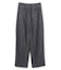 TERNES / 変形タックウールワイドパンツ
