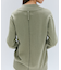 【洗える】POMPE / ウールカシミヤ配色ラインVネックニット
