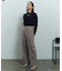 BUNNELL / ウールタブボタンストレートパンツ