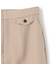 BUNNELL / ウールタブボタンストレートパンツ