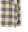 HOBBS / フェイクレザーポケットウールチェックラップスカート