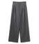 DELAND / ウールピンストライプハイウエストタックパンツ