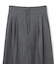DELAND / ウールピンストライプハイウエストタックパンツ