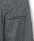 DELAND / ウールピンストライプハイウエストタックパンツ
