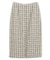 BERYL / ファンシーツイード Iラインスカート