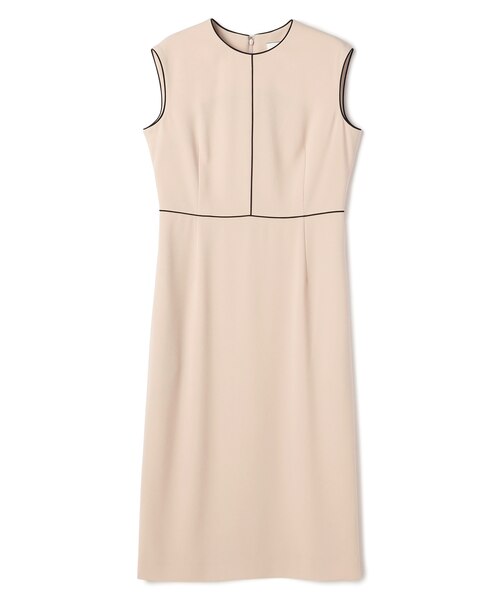 セットアップ対応】CINDY / クルーネックドレス｜ベイジの通販｜&mall