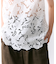 CITRINE / エンブロイダリーレースノースリーブブラウス