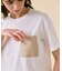 TORENIA / レザーポケットコットンクルーネックTシャツ