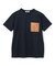 TORENIA / レザーポケットコットンクルーネックTシャツ