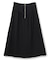 BERNARD / リネン混 ゴールドジップ ハイウエススカート