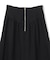 BERNARD / リネン混 ゴールドジップ ハイウエススカート