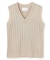 OPTICAL /  ペーパーヤーン Vネックリブニット