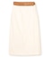 ZEPHYR / レザー切り替え ラップスカート
