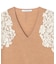 【WEB限定】REMINGTON / レースコンビ Vネックニット