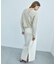 QUINCY / 2WAYフェザーニット