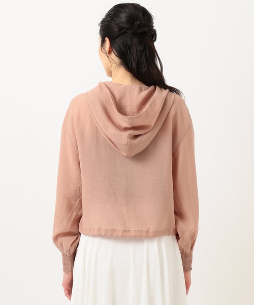 接触冷感】シアー パーカー｜フェルゥの通販｜&mall（アンドモール