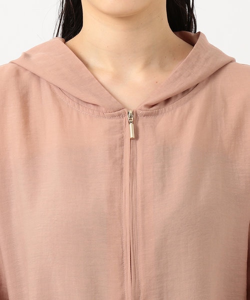 接触冷感】シアー パーカー｜フェルゥの通販｜&mall（アンドモール