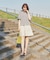【UVケア】バックリボンボリュームスリーブ Tシャツ