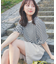 【UVケア】バックリボンボリュームスリーブ Tシャツ