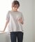 【UVケア】バックペプラムチュニック Tシャツ