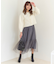 【洗える】ラメチュール スカート