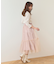 【洗える】ラメチュール スカート