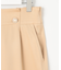 【洗える】ウエストタックワイドパンツ