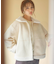 リバーシブル ムートンボアコート
