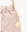 キルティング＆エコファー チェーンバッグ