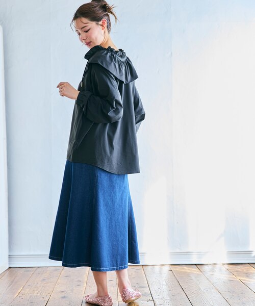 Tnewties トゥエンティーズ 洗える デニム フレアスカート L SKIRTS – Tnewties