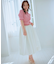 【洗える】チュールレイヤード バルーンスカート