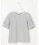 【洗える】パフスリーブリボン Tシャツ