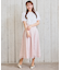 【洗える】チュールスリーブ Tシャツ