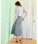【洗える】チュールスリーブ Tシャツ