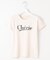 【洗える】レタードプリントコンパクト Tシャツ