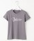 【洗える】レタードプリントコンパクト Tシャツ