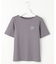 【洗える】ワンポイント刺繍Tシャツ