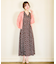 【洗える】カシュクールデザイン 小花プリントワンピース